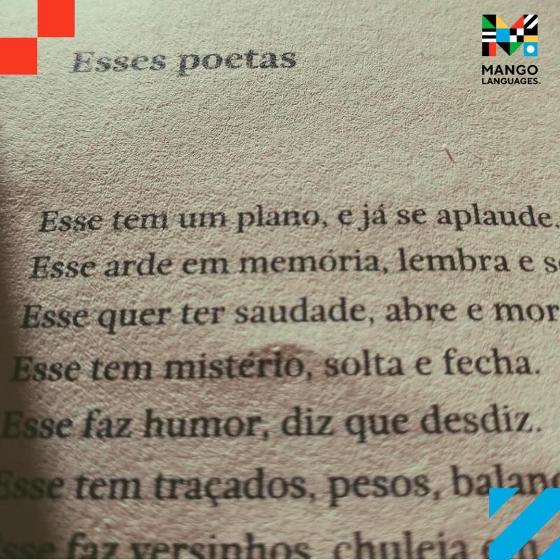 A page of a Portuguese book